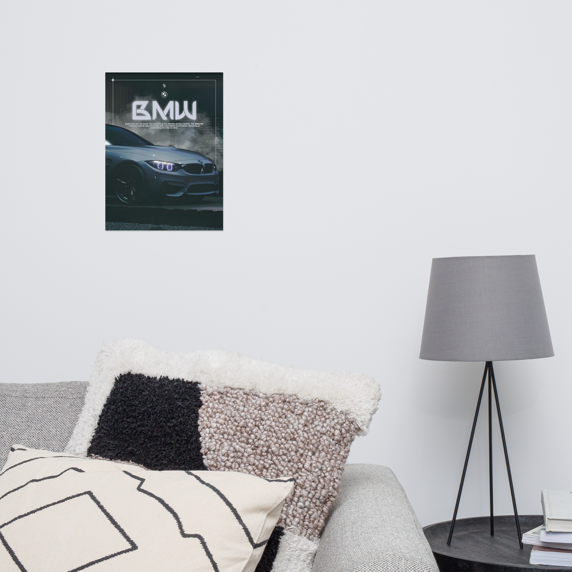 BMW m4 dark poster