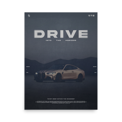 BMW M4 horizon poster